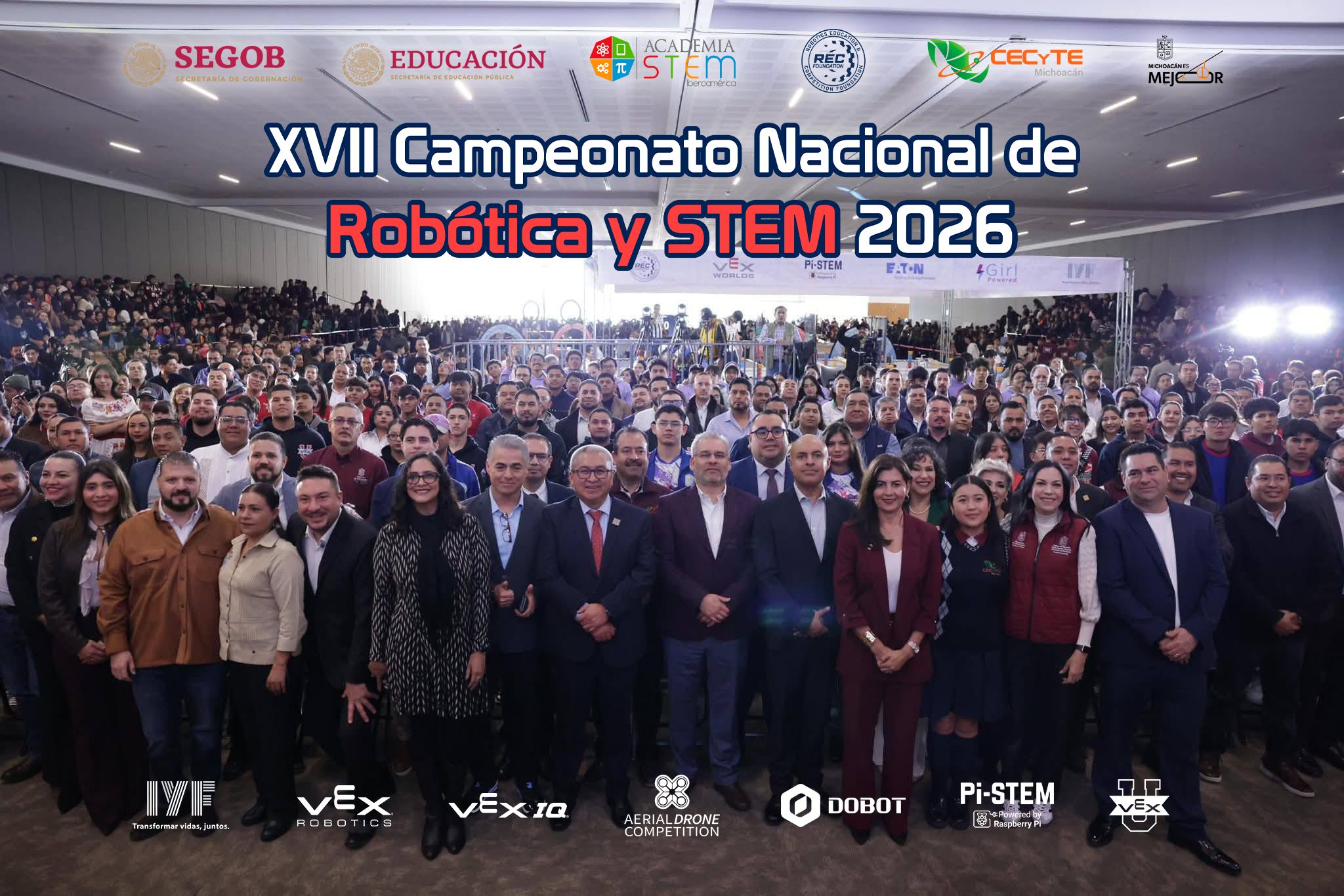 Inicia el XVII Campeonato Nacional de Robótica y Habilidades STEM 2026